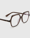 Andrea Dark Brown Blue Light