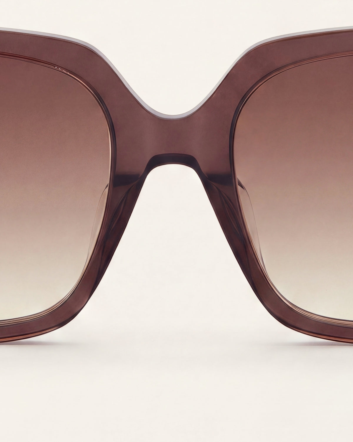Elara Dark Brown Sunglasses, detail