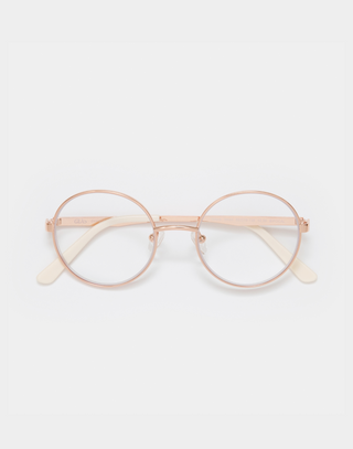 Grace Rose Gold Small Blue Light