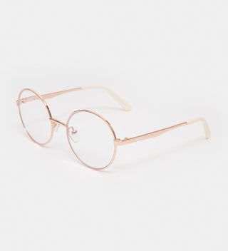 Grace Rose Gold Small Blue Light