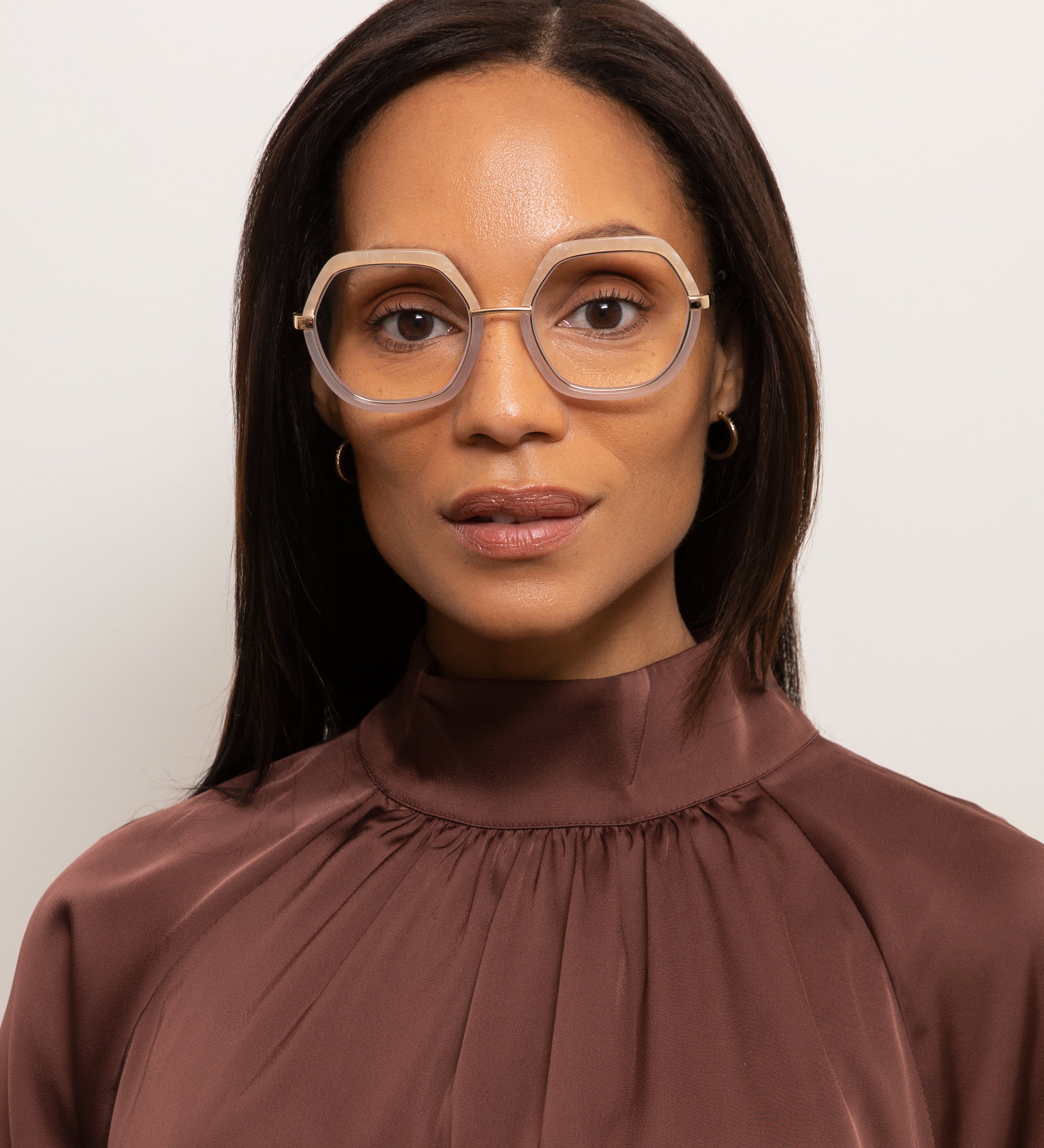 Marlene Almond Blue Light