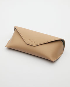 Vegan Leather Envelope Case Sand