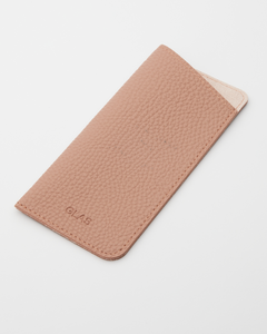 Vegan Leather Sleeve Taupe