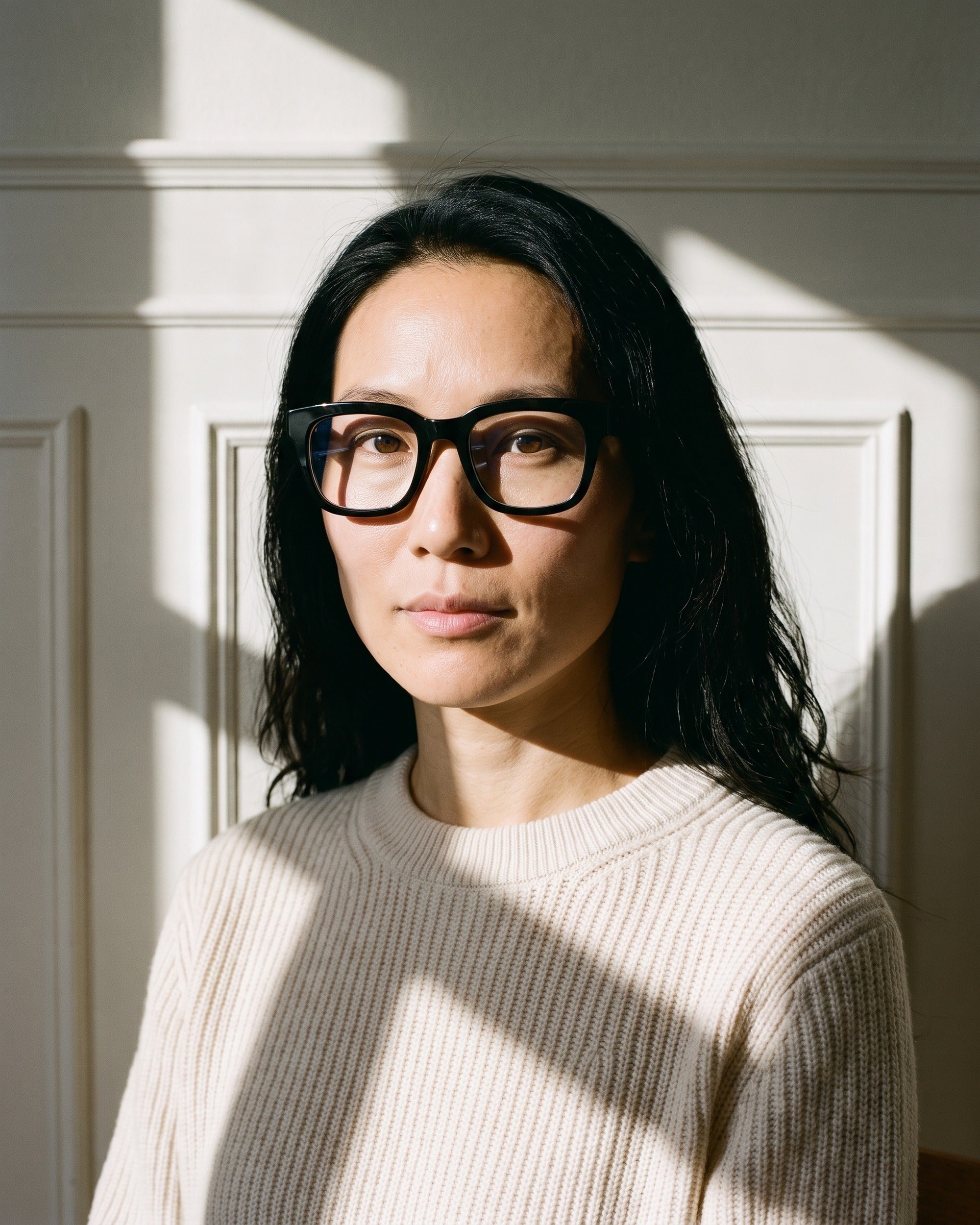 GLAS Dahlia Black Readers – worn, September light
