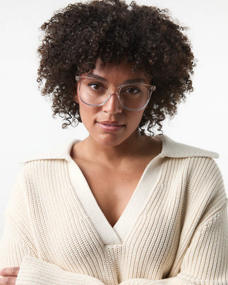 Maya Rose Quartz Blue Light